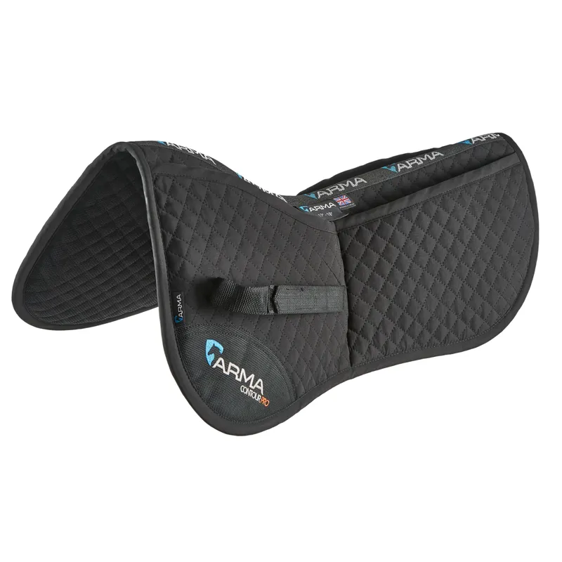 Shires ARMA Corrective Half Pad - Black